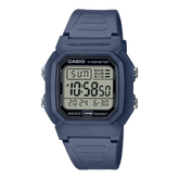 Casio Men's Watch Digital Dial With Blue Resin Strap, W-800H-2AVDF