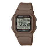 Casio Men's Watch Digital Dial With Brown Resin Strap, W-800H-5AVDF