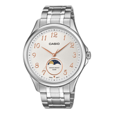 Casio Men's Watch Analog White Dial With Stainless Steel Band, MTP-M110D-7AVDF