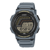 Casio men analog watch, stylish dial with blue resin strap, model CS-WS-1800-2AVDF, Bahrain