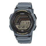 Casio men analog watch, stylish dial with blue resin strap, model CS-WS-1800-2AVDF, Bahrain