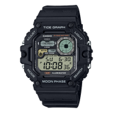 Casio, Men’s Watch Digital, Black Dial Black Resin Band, WS-1700H-1AVDF