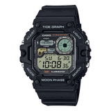 Casio, Men’s Watch Digital, Black Dial Black Resin Band, WS-1700H-1AVDF