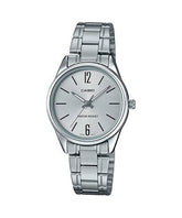 Casio, Women’s Watch Analog, Silver Dial Silver Stainless Band, LTP-V005D-7BUDF