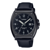 Casio, Men's Watch Analog,Black Dial Black Stainless Steel Band, MTP-E715L-1AVDF
