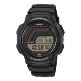 Casio men analog watch, stylish dial with black resin strap, model CS-WS-1800-1AVDF, Bahrain