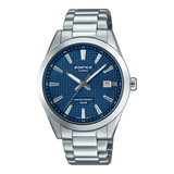 Edifice Analog Men's Watch with Date Display with Blue Dial and Stainless Steel Strap,2AVDF