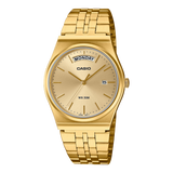 Casio Men's Watch Analog Gold Dial with Gold Stainless Steel Band, MTP-B146G-9AVDF