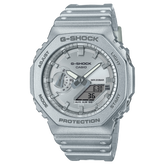 G-Shock Men's Watch Analog-Digital Silver Dial Silver Resin Band, GA-2100FF-8ADR