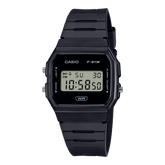 Casio Unisex Watch Digital Dial with Black Resin Band, F-91WB-1ADF