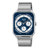 Casio Men's Analog Watch Blue Dial with Stainless Steel Strap,MTP-M307D-2BVDF