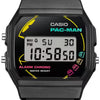 Casio Vintage Pac-Man Collection Unisex Watch Digital Dial with Black Resin Band, F-91WPC-1ADR