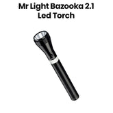 Mr. Light  Rechargeable Flashlight 2.1-1500 Lumens with Telescopic Zoom Function, BAZOOKA21