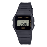 Casio Unisex Watch Digital Dial with Black Resin Band, F-91WB-8ADF