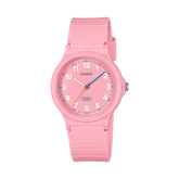 Casio Women's Watch Analog Pink Dial With Pink Resin Strap, LQ-24B-4BDF