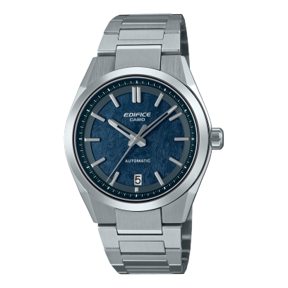 Casio Analog Men's Watch with Date Display Blue dial and Stainless Steel Strap,2ADR