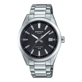 Edifice Analog Men's Watch with Date Display with Black Dial and Stainless Steel strap,1AVDF