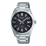 Edifice Analog Men's Watch with Date Display with Black Dial and Stainless Steel strap,1AVDF