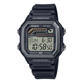 Casio Men's Watch Digital Dial with Black Resin Band, WS-1600H-1AVDF