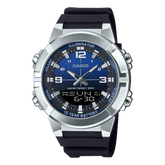 Casio Men's Watch Analog-Digital Blue Gradient Dial with Black Resin Band, AMW-870A-2AVDF