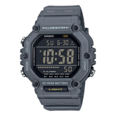 Casio Men's Watch Digital Black Dial with Grey Resin Band, AE-1600H-8BVDF