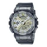 G-Shock Women's Watch Analog-Digital Dial with Transparent Resin Band, GMA-S110GS-8ADR