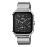 Casio Men's Analog Watch Black Dial with Stainless Steel Strap,MTP-M306D-1AVDF