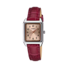 Casio Women's Watch Timeless Collection Analog, Rose Gold Dial with Pink Leather Strap, LTP-B150LA-4B2DF