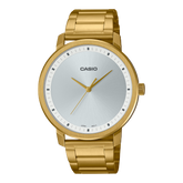 Casio, Men’s Watch Analog, Silver Dial Gold Stainless Steel Band, MTP-B115G-7EVDF