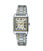 Casio Women's Watch Analog Silver Dial With Silver Stainless Band, LTP-V007SG-9BUD