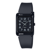 Casio Men's Watch Analog Black Dial With Black Resin Strap, MTP-B175-1BVDF