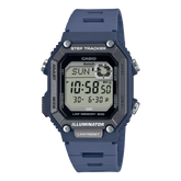 Casio Bluetooth Step Tracker Men's Watch Digital Dial With Blue Resin Strap, WS-B1000-2AVDF