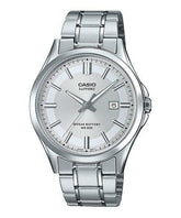 Casio, Men’s Watch Analog, Silver Dial Silver Stainless Steel Band, MTS-100D-7AVDF