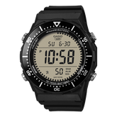 Casio men analog watch, white dial with rotating bezel and black resin band, model CS-AE-1700H-1AVDF, Bahrain