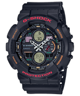 G-Shock Men's Watch Analog-Digital Black Dial With Black Resin Strap, GA-140-1A4DR