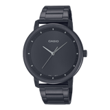 Casio, Men’s Watch Analog, Black Dial Black Stainless Steel  Band, MTP-B115B-1EVDF