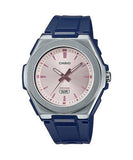 Casio, Women's Watch Analog, Pink Dial Blue Resin Band, LWA-300H-2EVDF