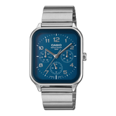 Casio Men's Analog Watch Blue Dial with Stainless Steel Strap,MTP-M306D-2AVDF