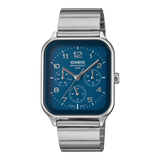 Casio Men's Analog Watch Blue Dial with Stainless Steel Strap,MTP-M306D-2AVDF