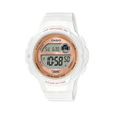 Casio, Women’s Watch Digital,Copper Dial White Resin Band, LWS-1200H-7A2VD