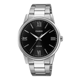 Casio Men's Analog Watch Black Dial with Stainless Steel Strap,MTP-1303DD-1AV