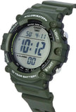 Casio Men's watch Digital, Black Dial Black Resin Strap, AE-1500WHX-3AVD