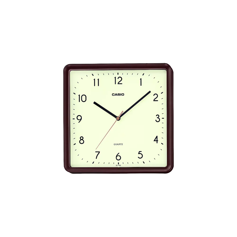 Casio, Wall Clock, Analog Beige Dial, IQ-152-5DF