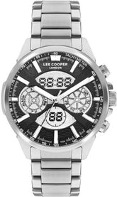 Lee Cooper, Men's, Analog Watch, Black Dial, LE-LC07878.350