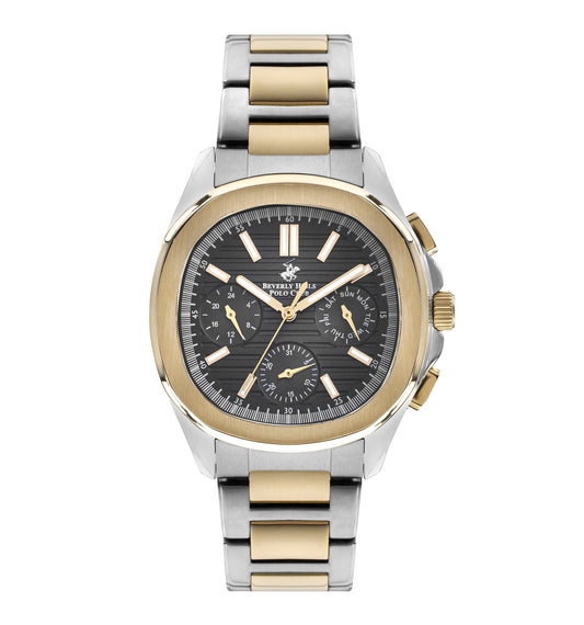 Beverly Hills Polo Club, Men's, Analog Watch, Black Dial, with Stainless Steel Band, BH-BP3212X.250