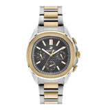 Beverly Hills Polo Club Men's Watch Analog Black Dial with Two Toned Stainless Steel Band, BP3212X.250