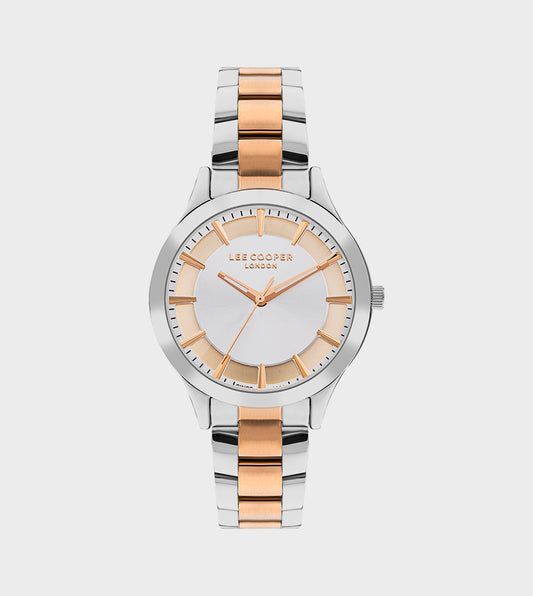 Lee Cooper, Men's, Analog Watch, Silver Dial, LE-LC07880.530