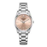 Lee Cooper Women's Analog Watch with Rose Gold Dial and Stainless Steel Band, LC08356.301