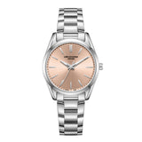 Lee Cooper Women's Analog Watch with Rose Gold Dial and Stainless Steel Band, LC08356.301