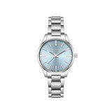 Lee Cooper Women's Analog Watch Blue Dial With Silver Metal Band,LC08011.300
